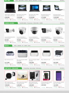 Website bán hàng điện tử điện lạnh