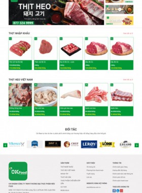 Website bán hàng thực phẩm