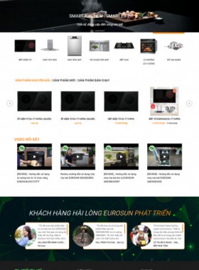 Website thiết bị bếp